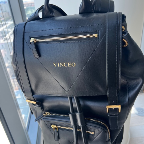 Luxury Vinceo Milano Leather Backpack main image 4
